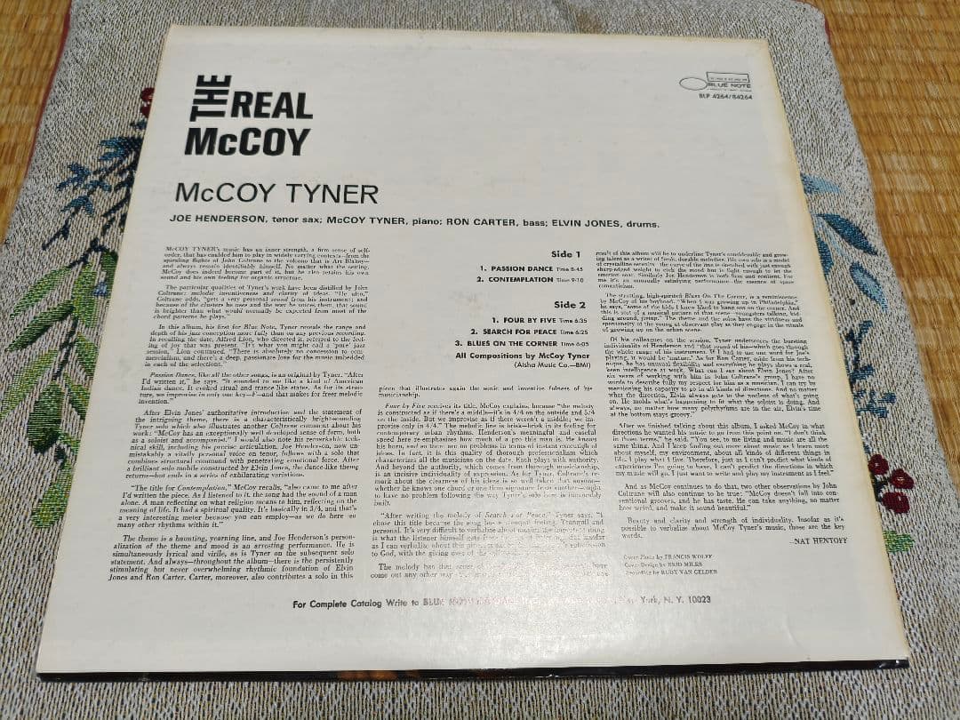 US初期Liberty盤！McCoy Tyner /The Real McCoy