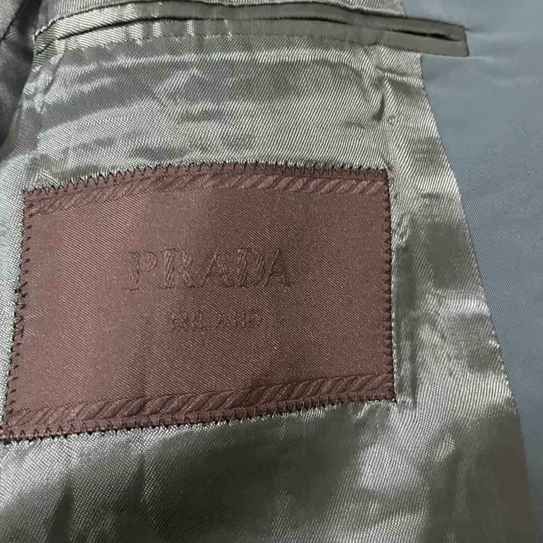 美品☆【PRADA】 2B テーラードジャケット シングル サイドベンツ
