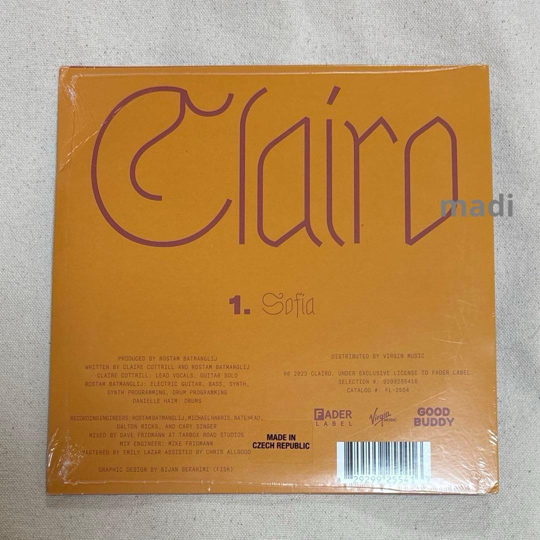 Clairo 7インチ レコード　限定盤 Sofia 新品未開封