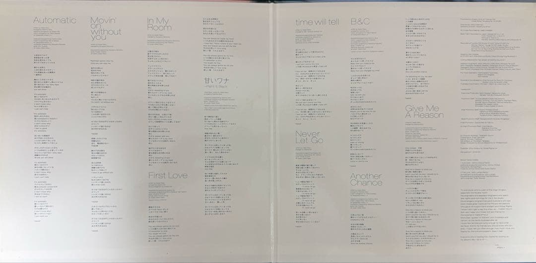 宇多田ヒカル　レコード　original