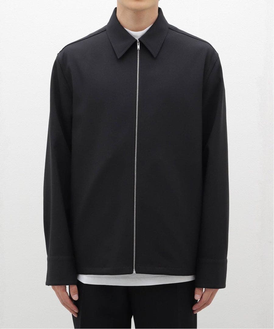 K*N様 【タグ付き完品】JIL SANDER ジルサンダー　ジップシャツ　ブル