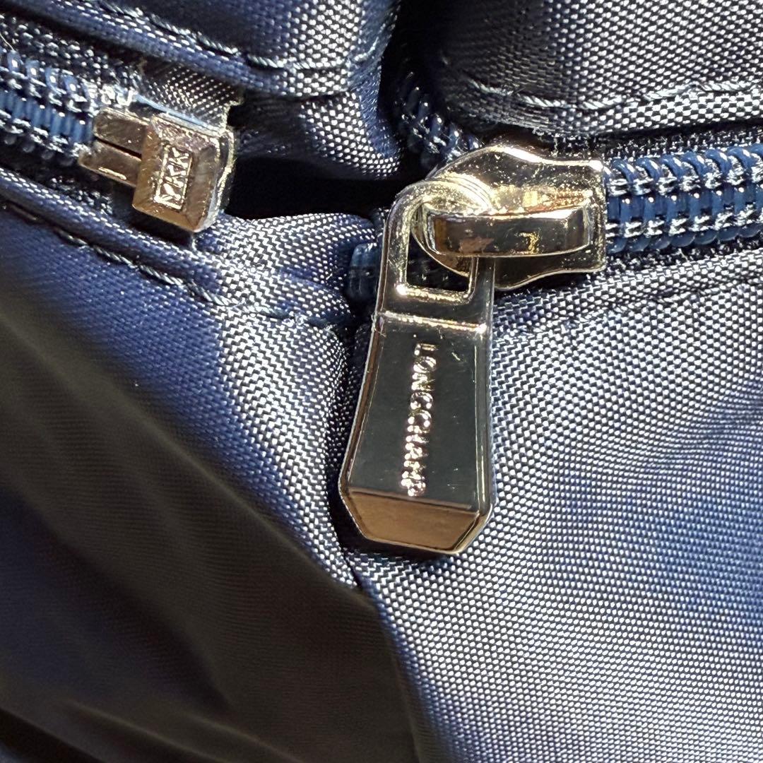 Longchamp 大容量 男女兼用 旅行2wayバッグ-ネイビー