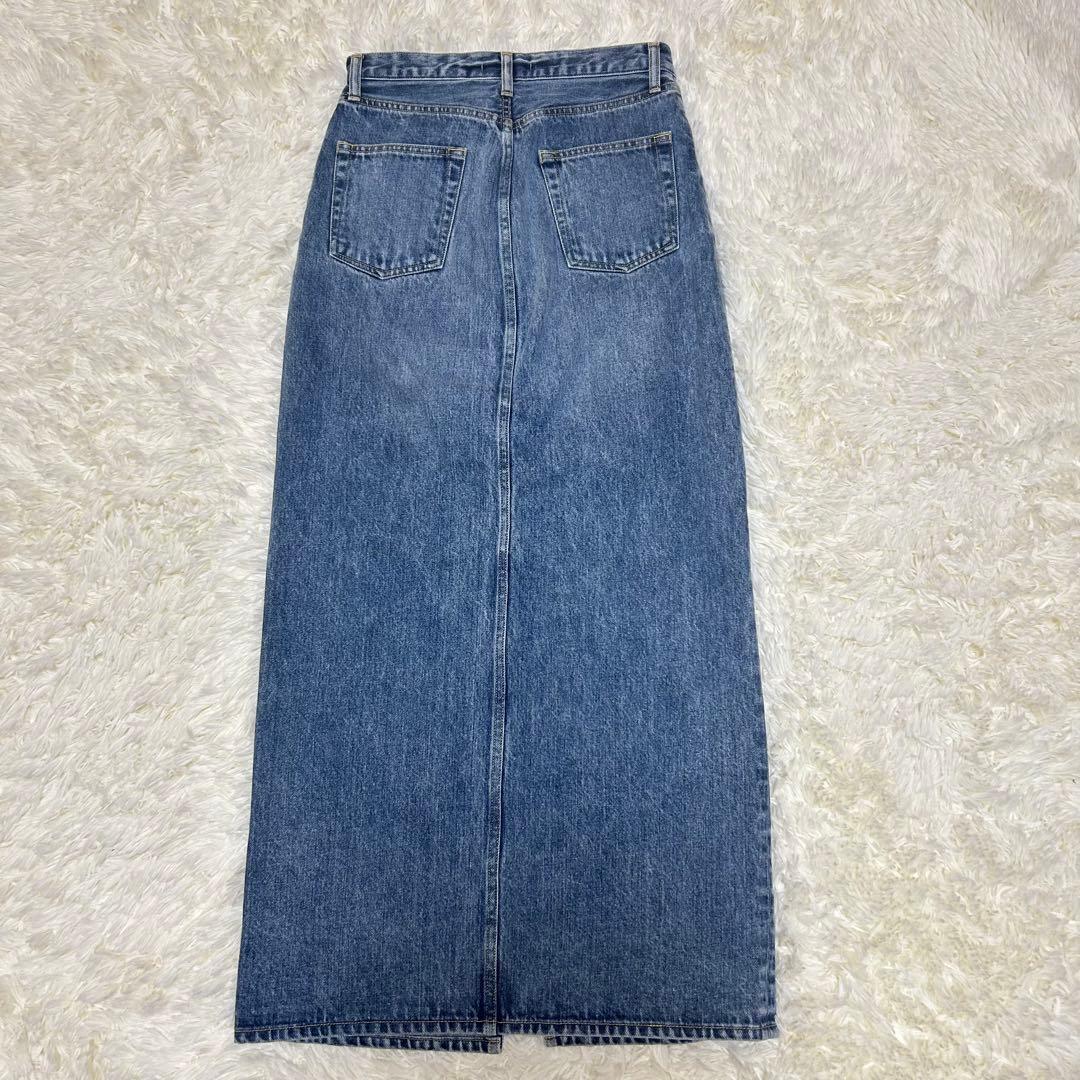 Whim Gazetteウィムガゼット デニムスリットスカート 38