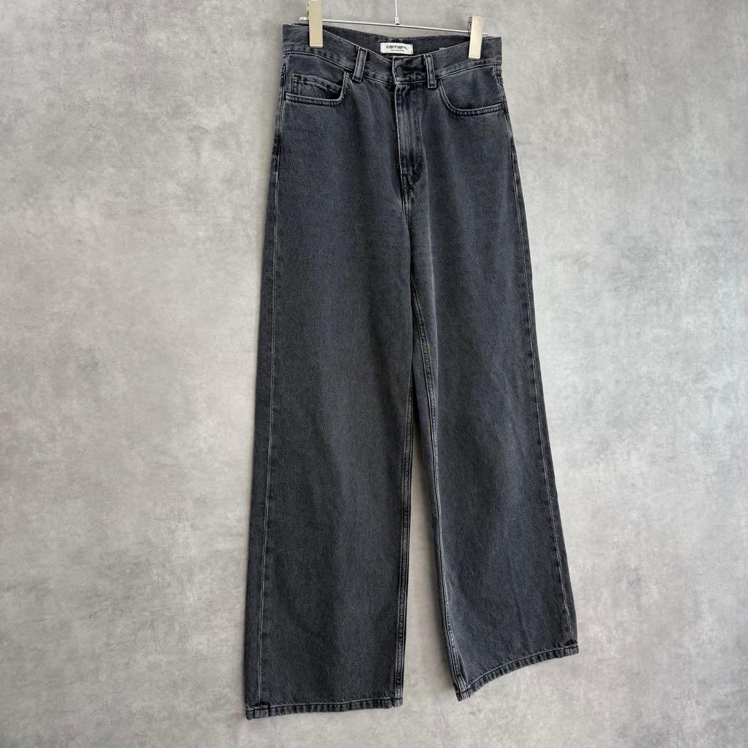 Carhartt WIP カーハート ブラックデニムパンツ LOOSEバギー