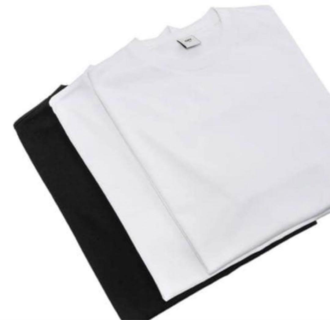 未使用ovy Fine Cotton Basic T-shirts XL白黒２枚