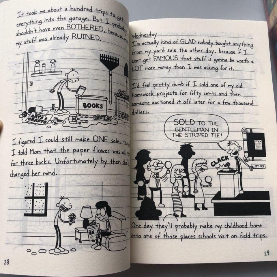Diary of a Wimpy Kid グレッグのダメ日記 英語勉強 24册