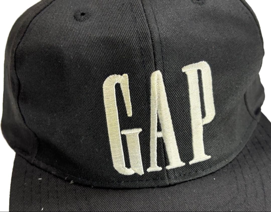 90s OLD GAP LOGO SNAP BACK ギャップ 刺繍 ロゴ