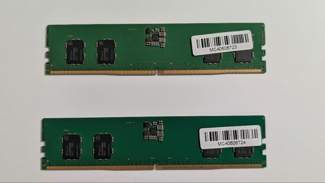 SK hynix DDR5-5600 16GB(8GB×2) デスクトップメモリ