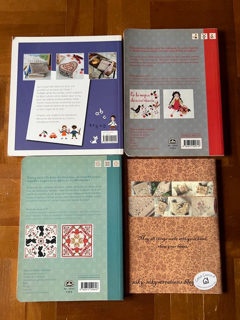 クロスステッチの図案本　4冊セット