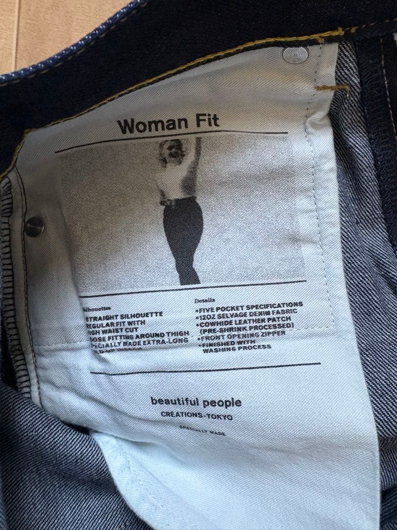 Selvedge denim THE/a woman fit 38インチ