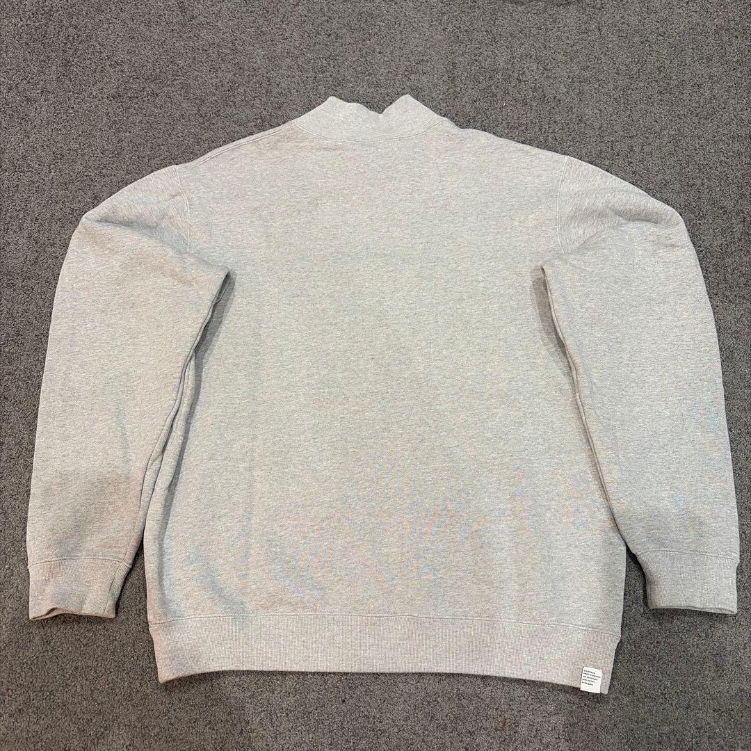 美品CLUBHAUS ハイネックスウェットグレー XL