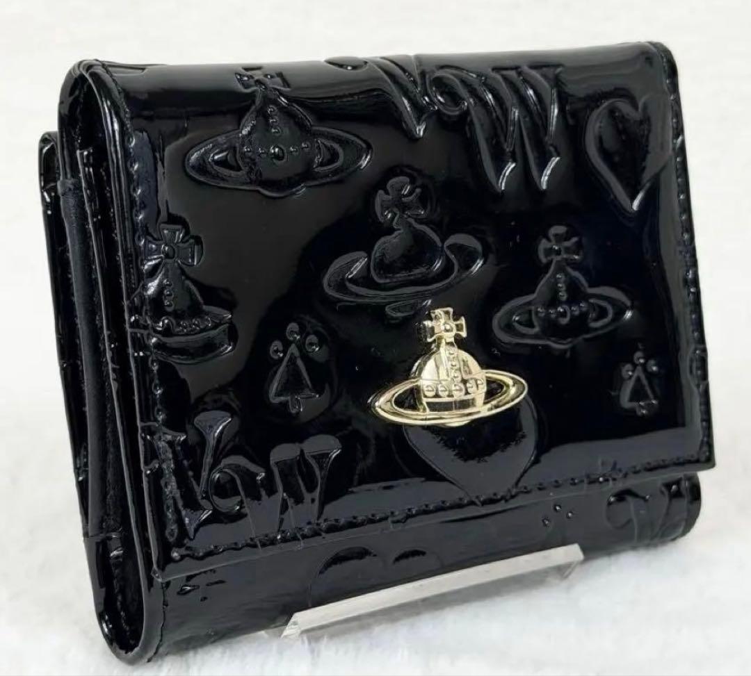 Vivienne Westwood 三つ折り財布　ブラック