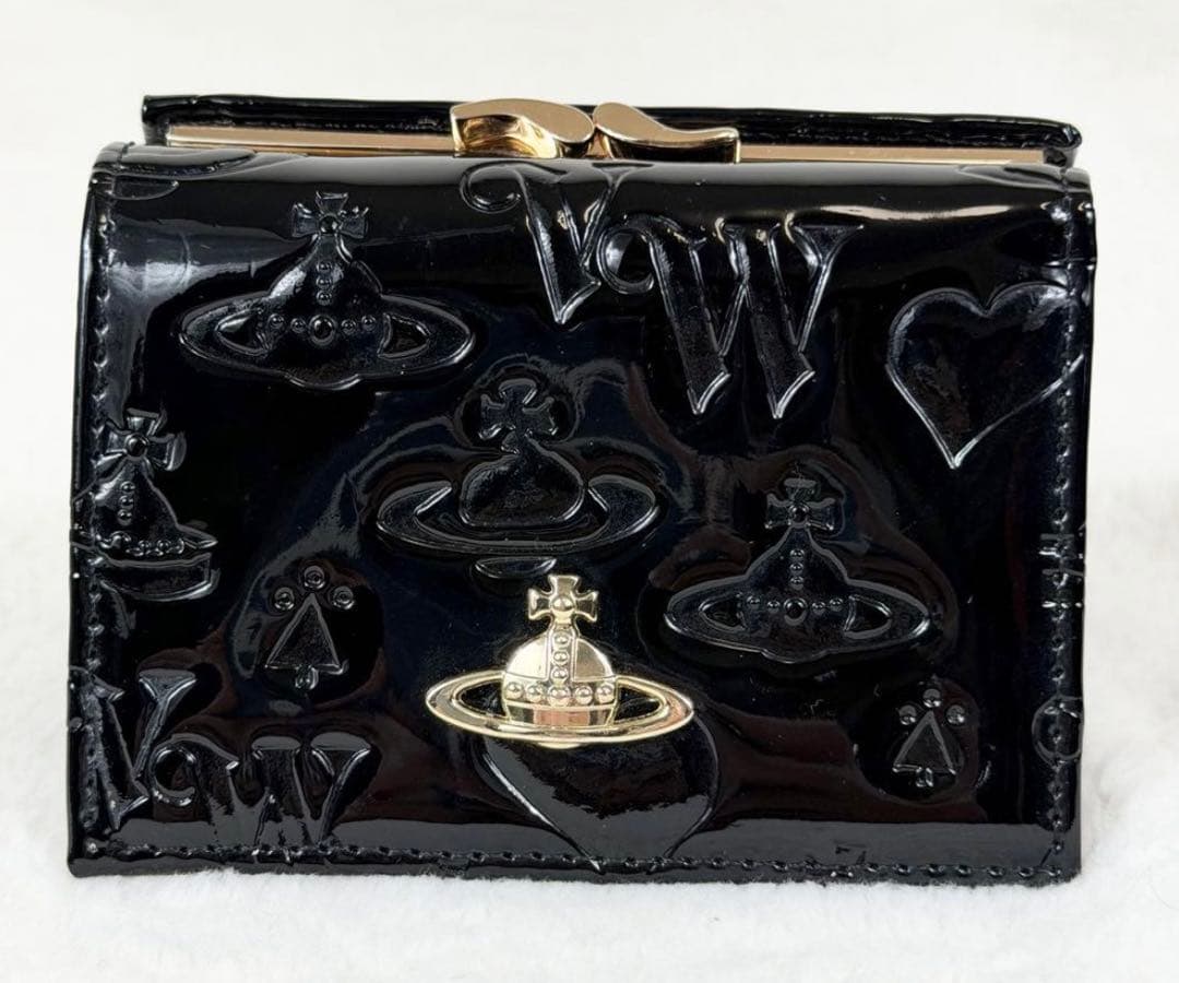 Vivienne Westwood 三つ折り財布　ブラック