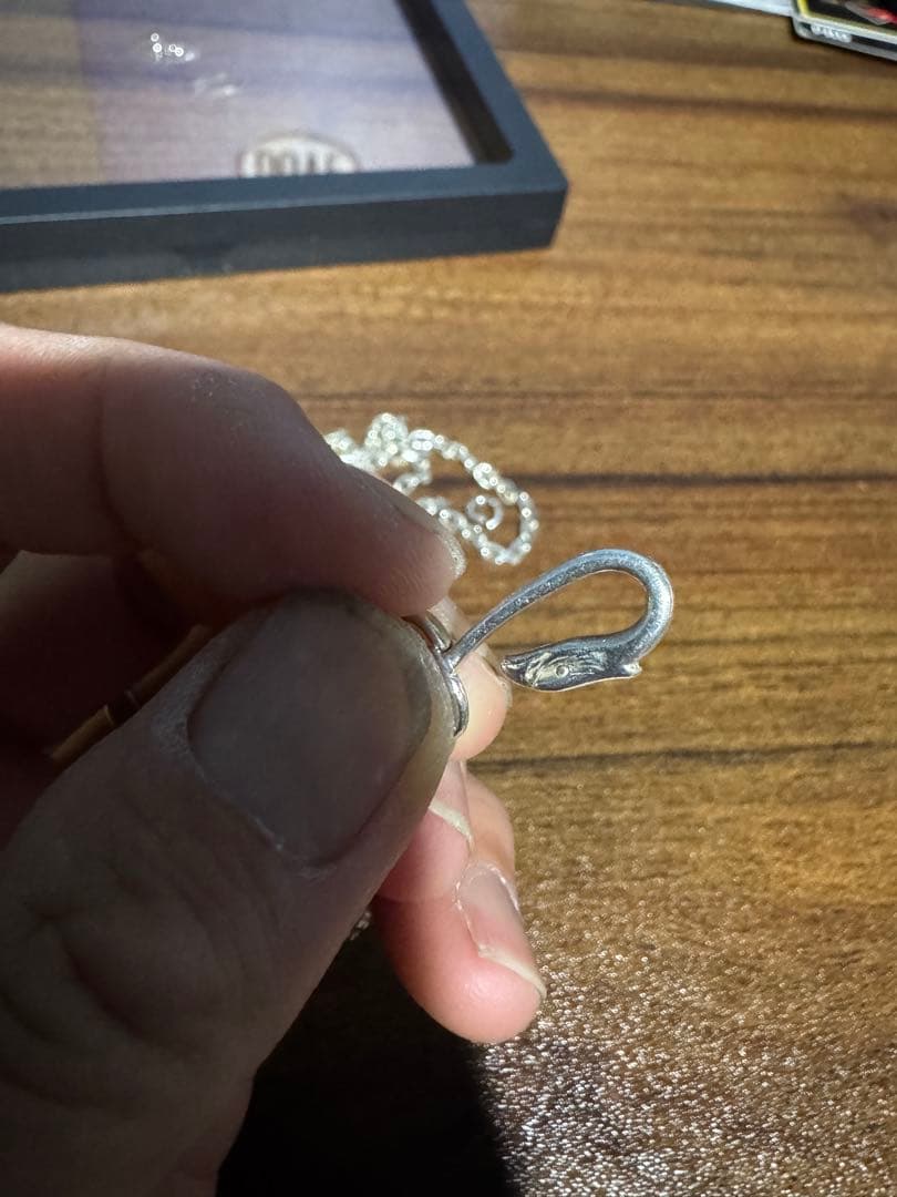 ゴローズ 金メタル付きホイールイーグルフック付き 細角チェーン