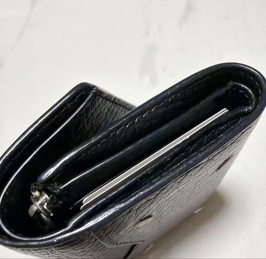 【Maison Margiela】三つ折りコンパクト財布 ブラック
