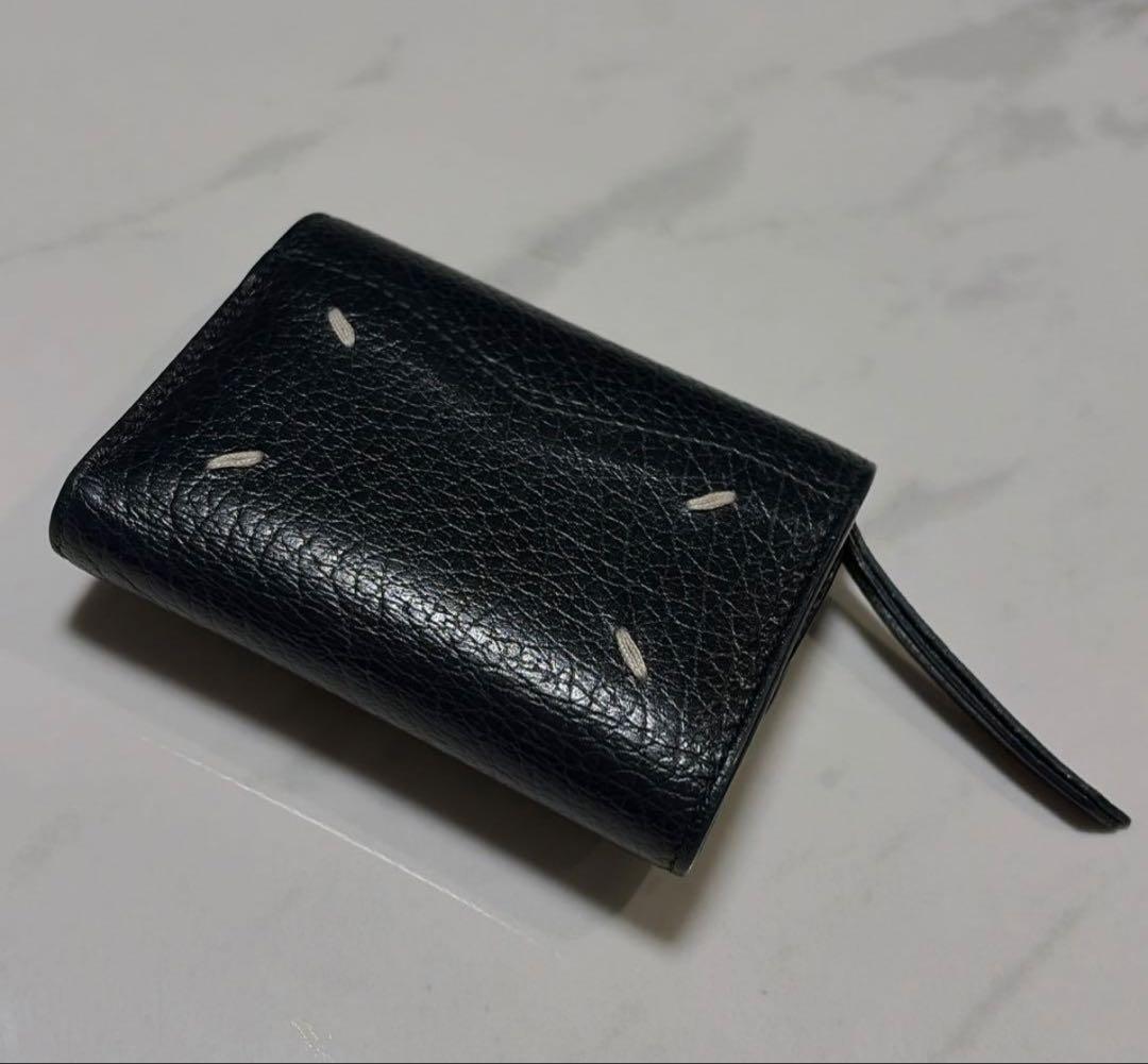 【Maison Margiela】三つ折りコンパクト財布 ブラック