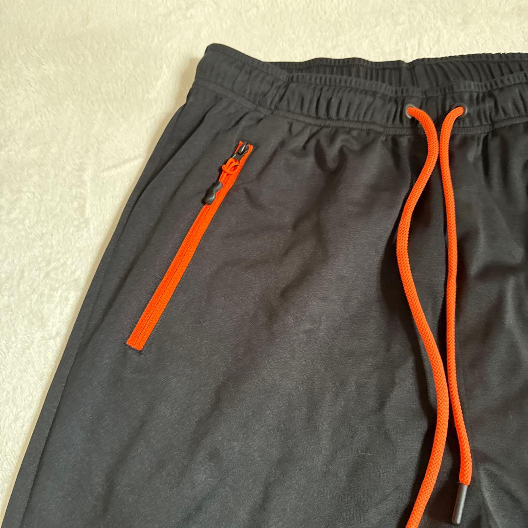 【H&Yo Fitness 】サウナスーツ 上下セット XL ブラック×オレンジ