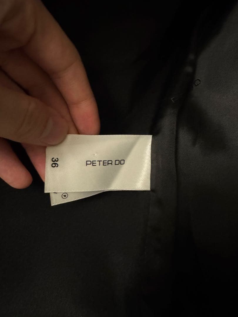 定価40万円　Peter DO ピータードゥ　クロップド　ジャケット　ブラック