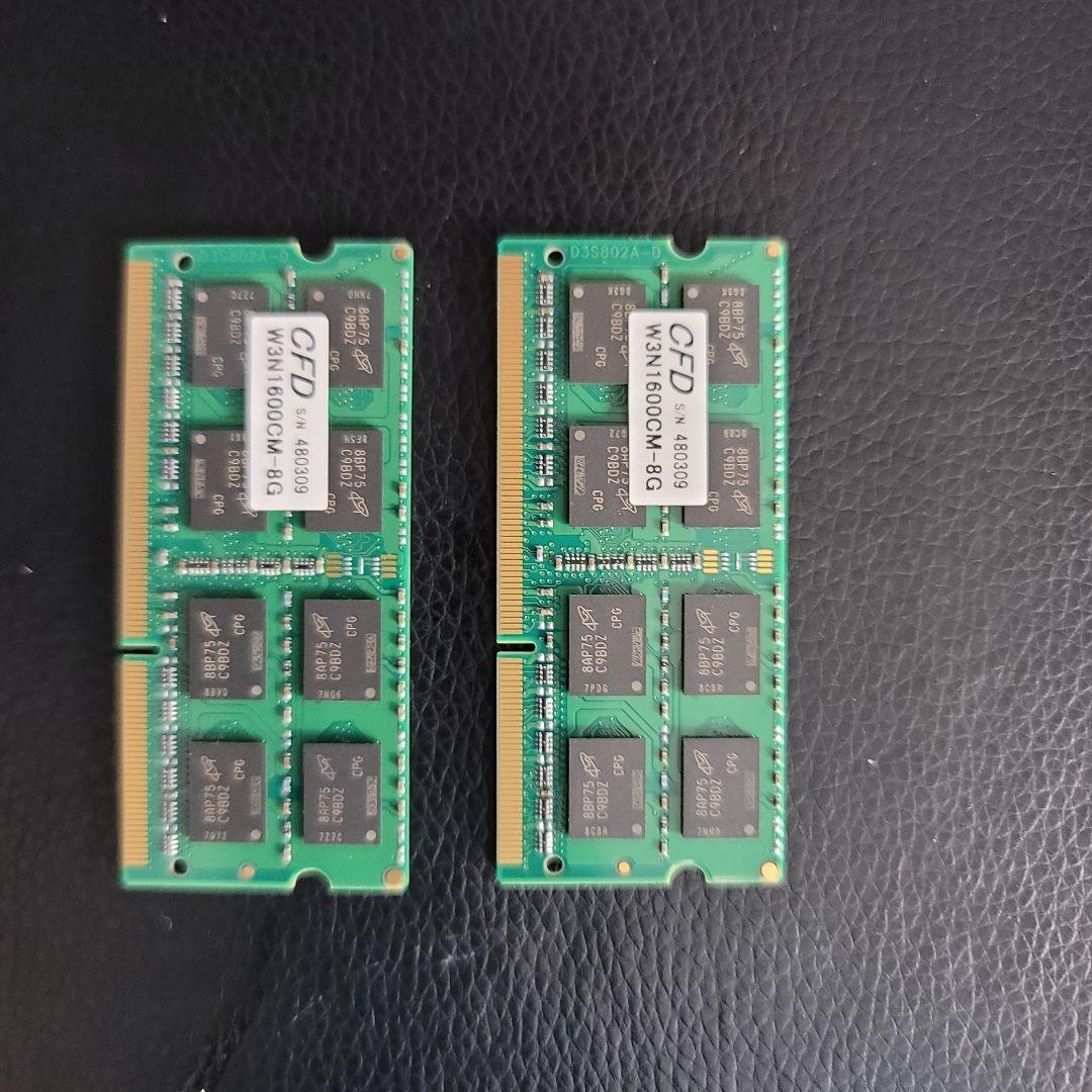 Crucial SO-DIMM DDL3L-1600 16GB (8GB×2)