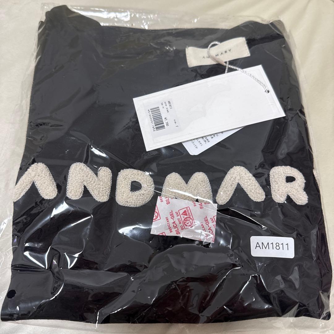 トップス Andmary AM1811 Mary logo tops black
