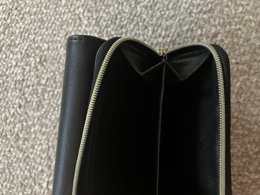 ミニ財布　折りたたみ　黒　4点セット