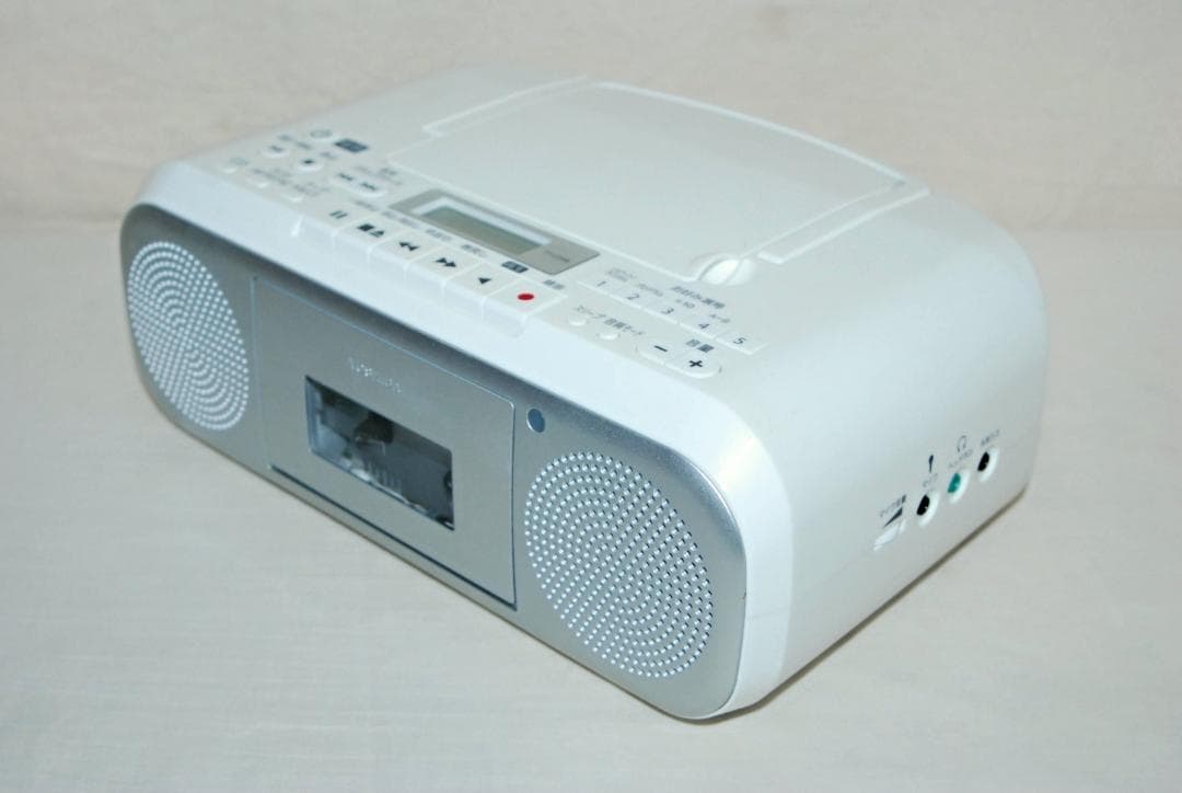 TOSHIBA CDラジオカセットレコーダー TY-CDH8 リモコン付き