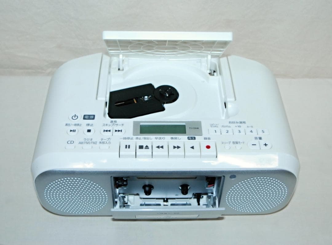 TOSHIBA CDラジオカセットレコーダー TY-CDH8 リモコン付き