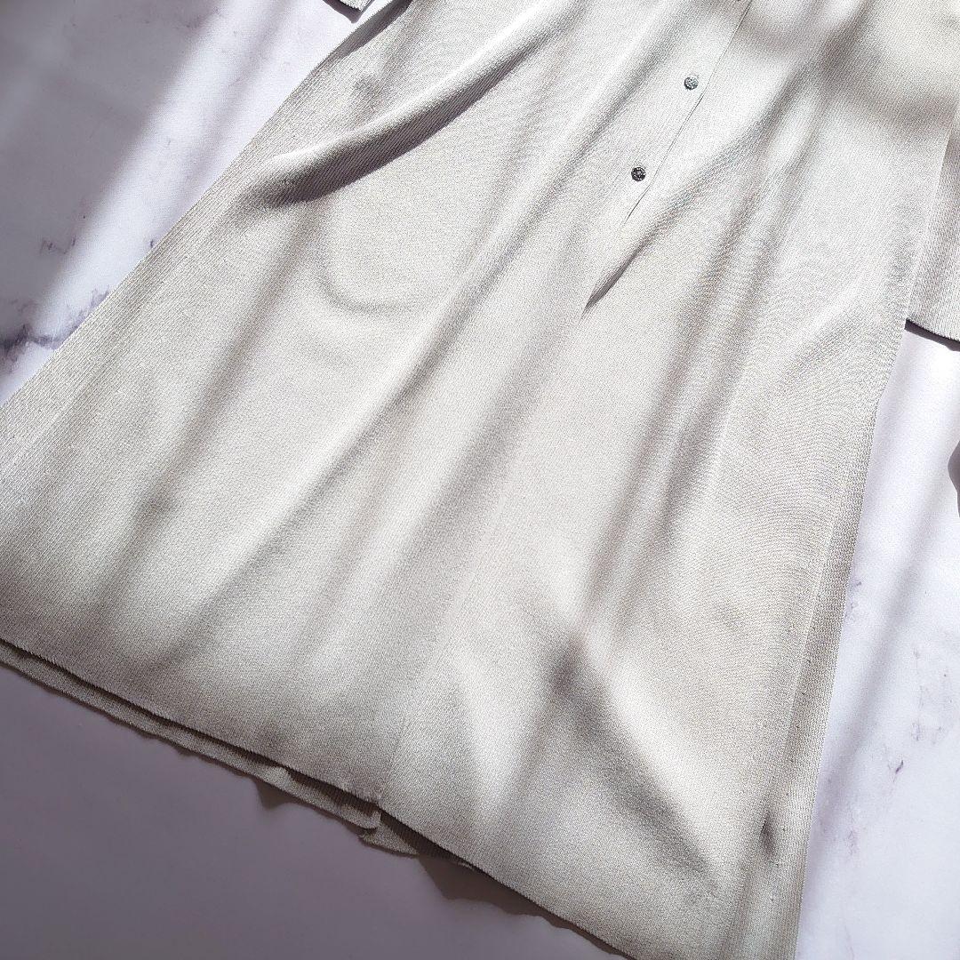 20SS エポカ La maglia ロングカーディガン ニット グレー 40