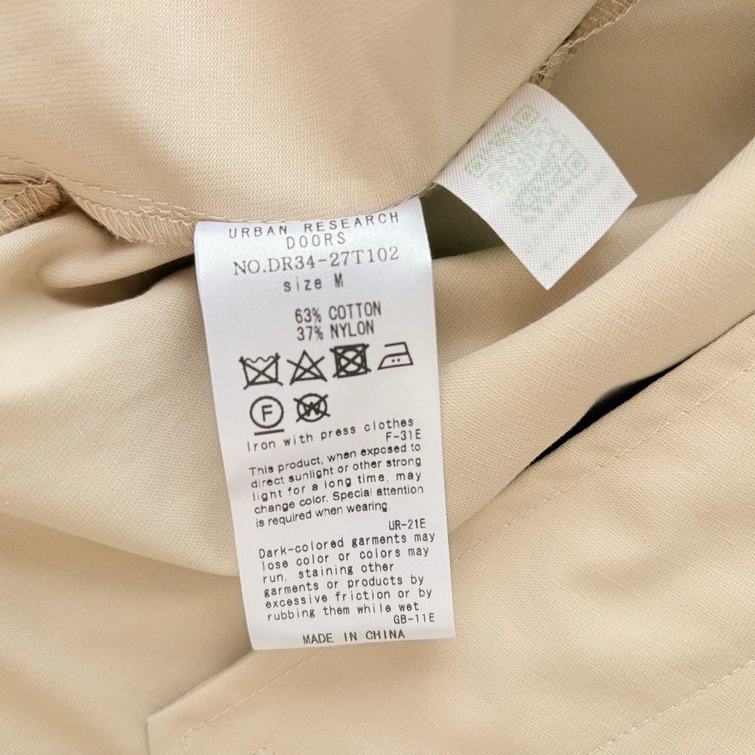 極美品✨《アーバンリサーチドアーズ》オーバーポンチョコート トレンチ M