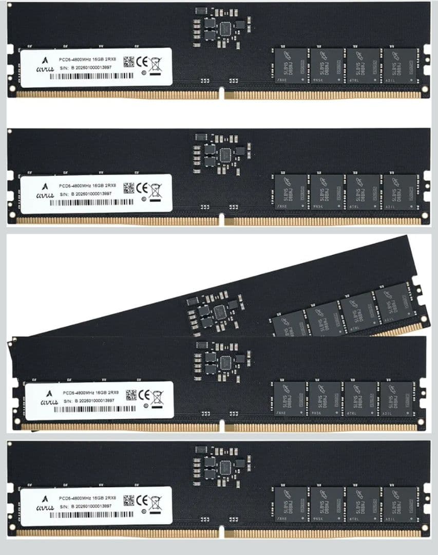 「ハル」32GB(16×2) DDR5-4800MHz