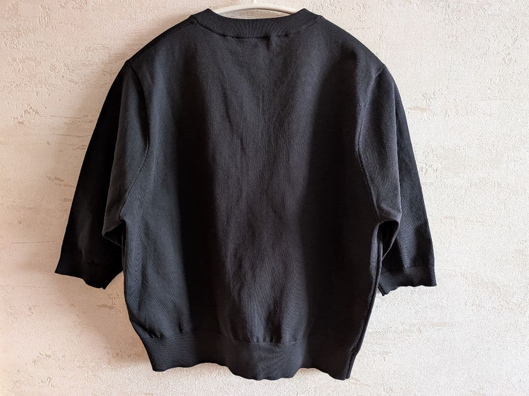 CABaN　キャバン　ファインポリエステル ハーフスリーブポケットカーディガン