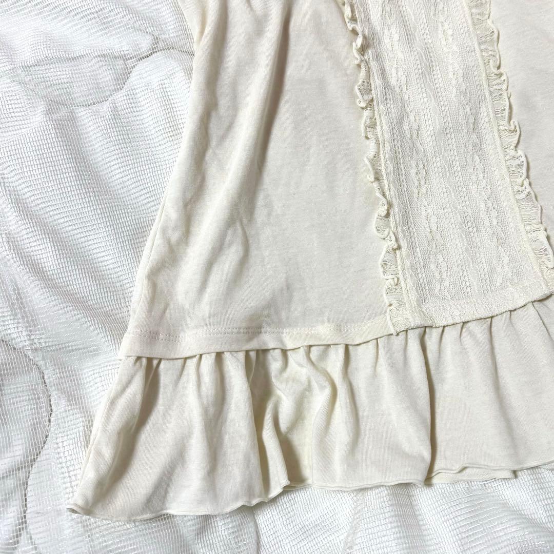 axes femme ビッグリボン キャミソール　タンクトップ　レース　姫カジ