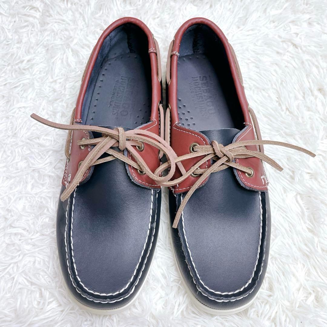 極美品✨ SEBAGO セバゴ デッキシューズ バイカラー EUR43 レザー
