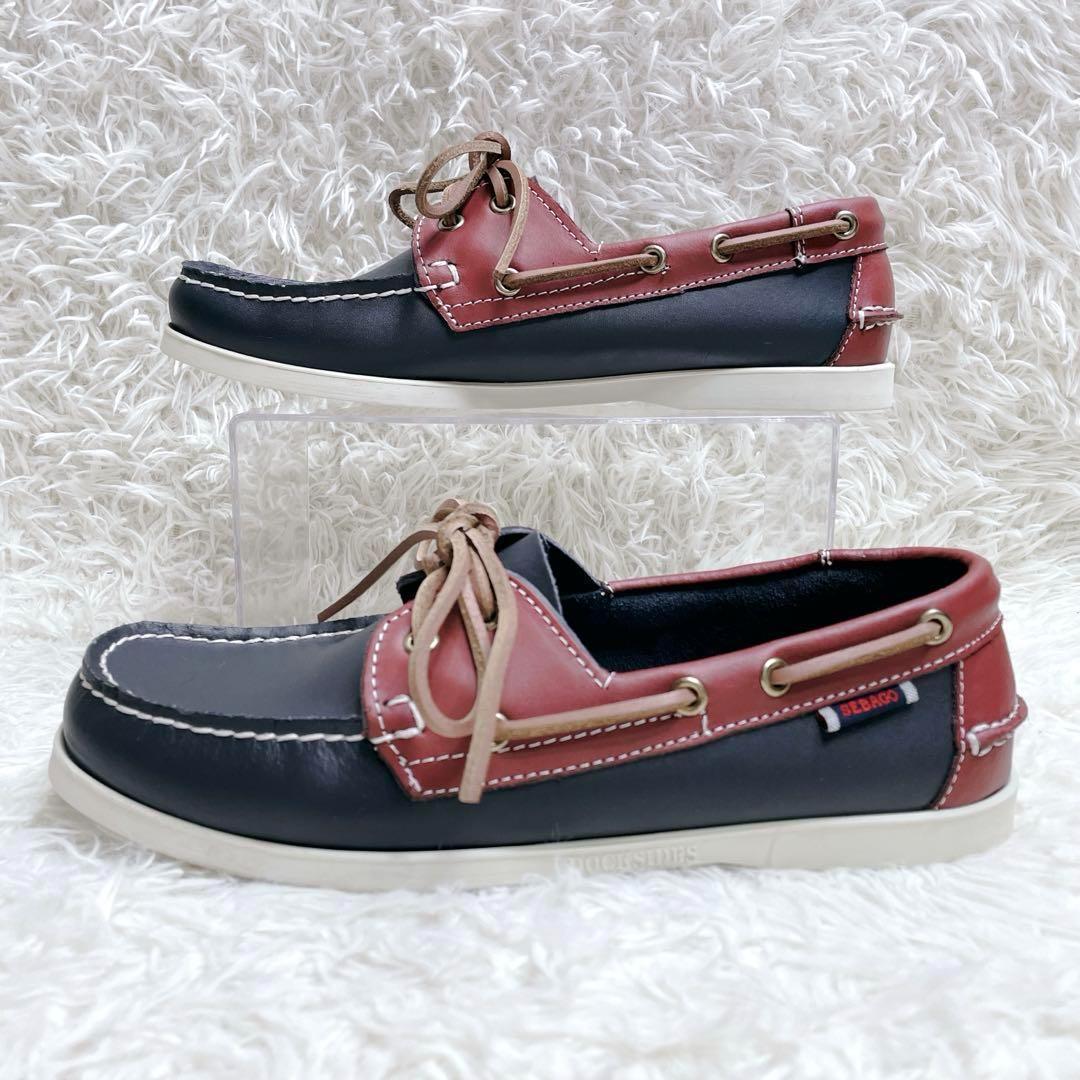 極美品✨ SEBAGO セバゴ デッキシューズ バイカラー EUR43 レザー
