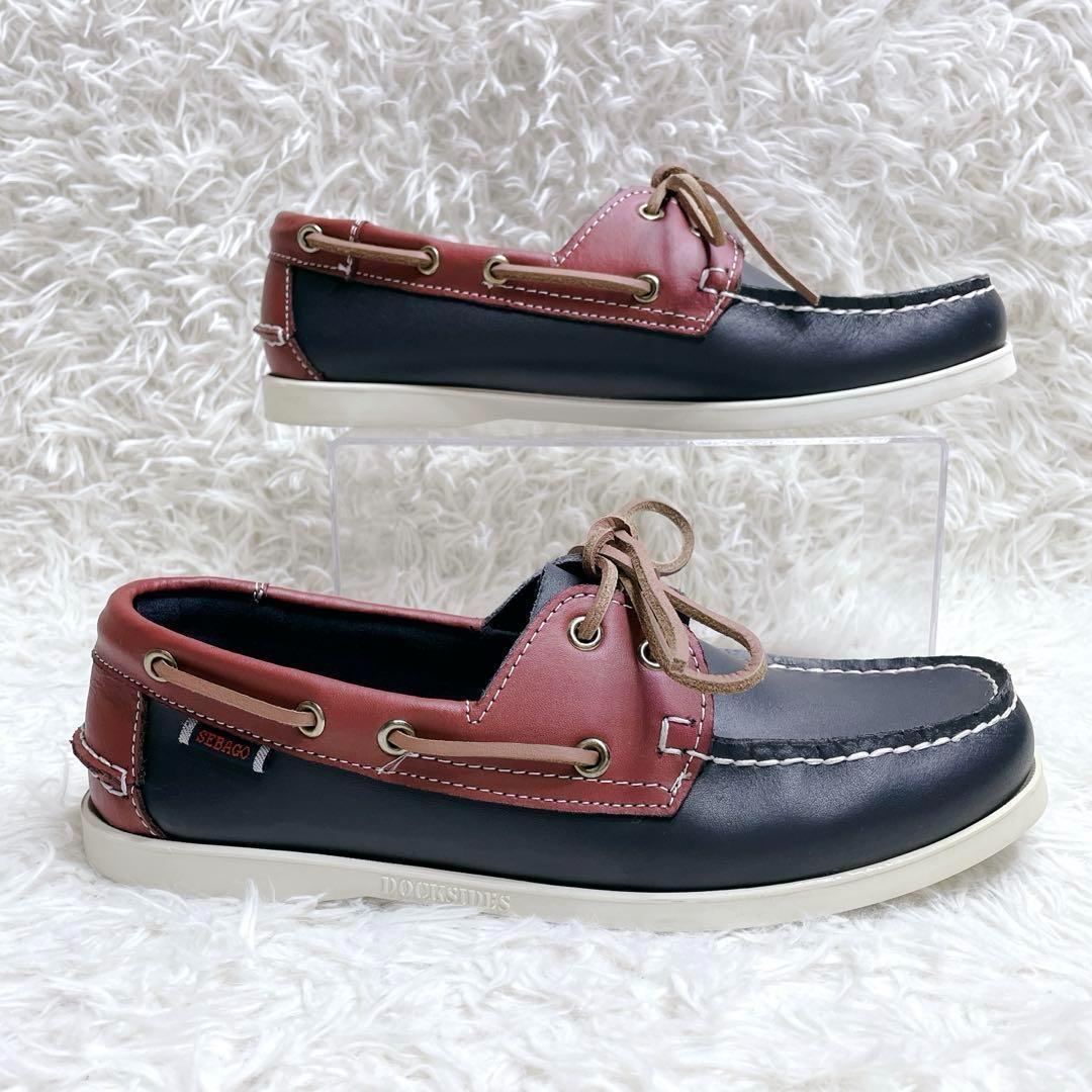 極美品✨ SEBAGO セバゴ デッキシューズ バイカラー EUR43 レザー