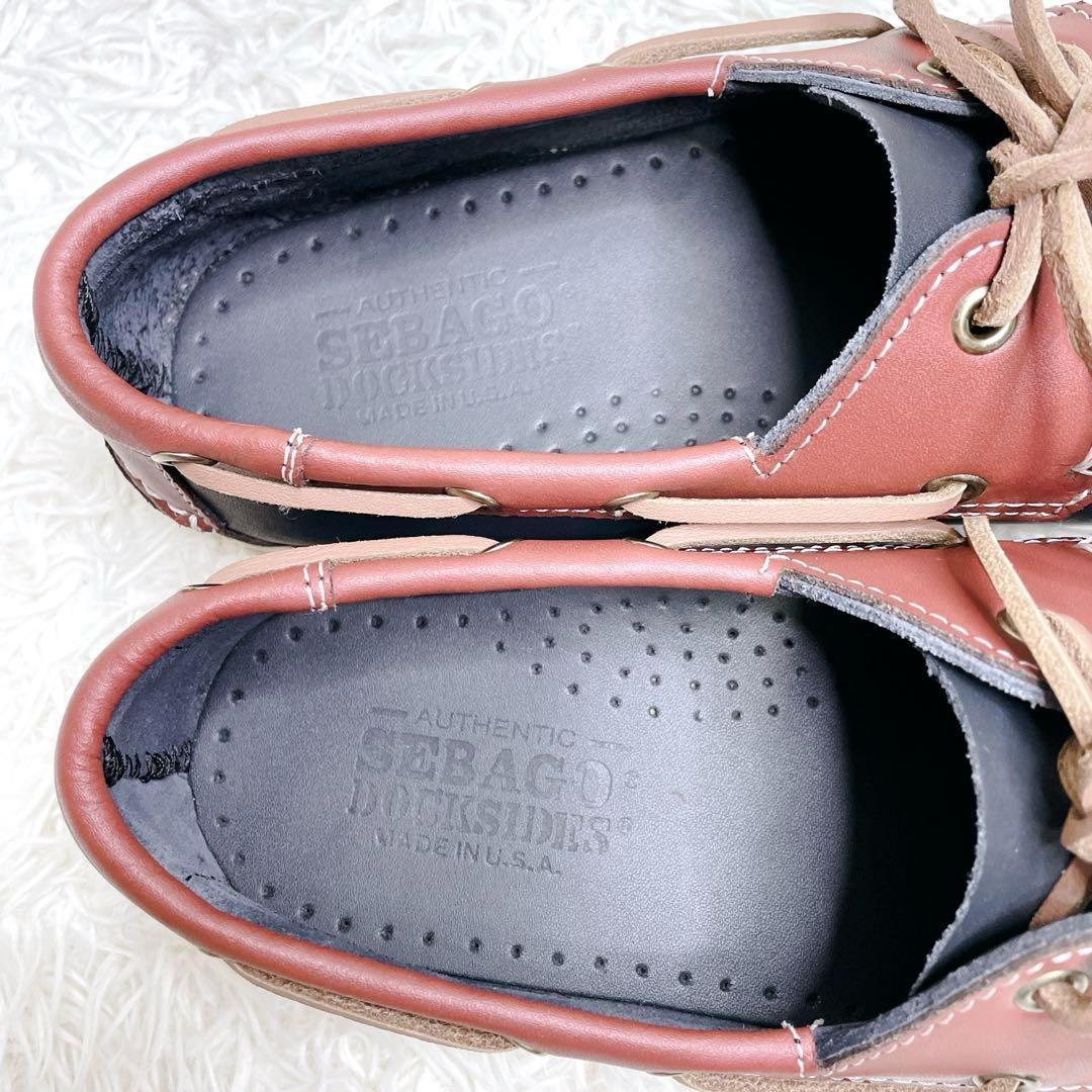極美品✨ SEBAGO セバゴ デッキシューズ バイカラー EUR43 レザー