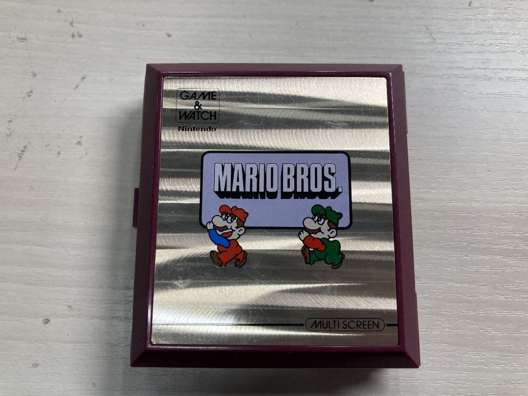 【動作品】【美品】任天堂 ゲームウォッチ マリオブラザーズ マルチスクリーン