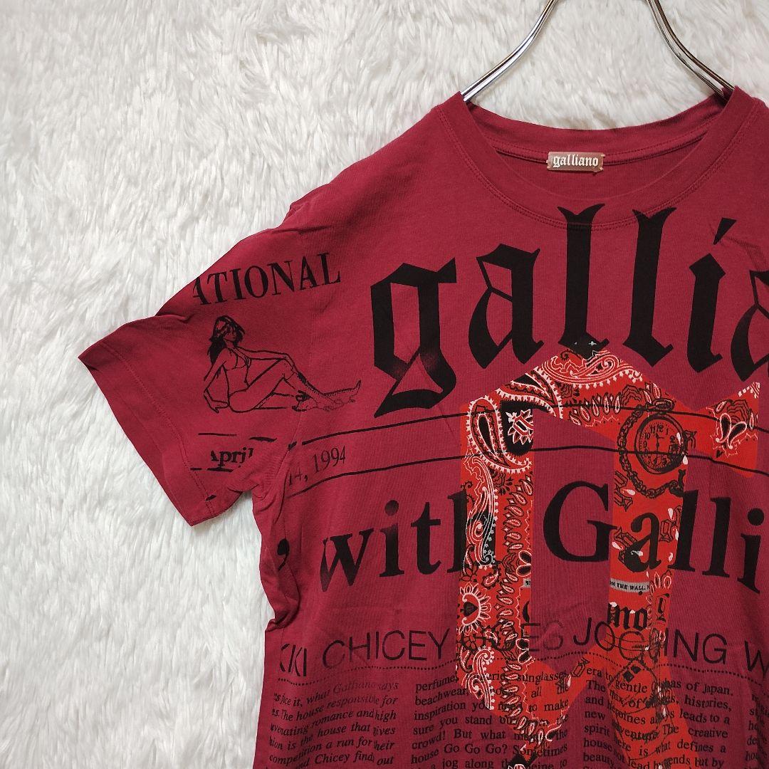 ☆大幅値下げ☆　galliano　ガリアーノ　Tシャツ　ロングTシャツ　L