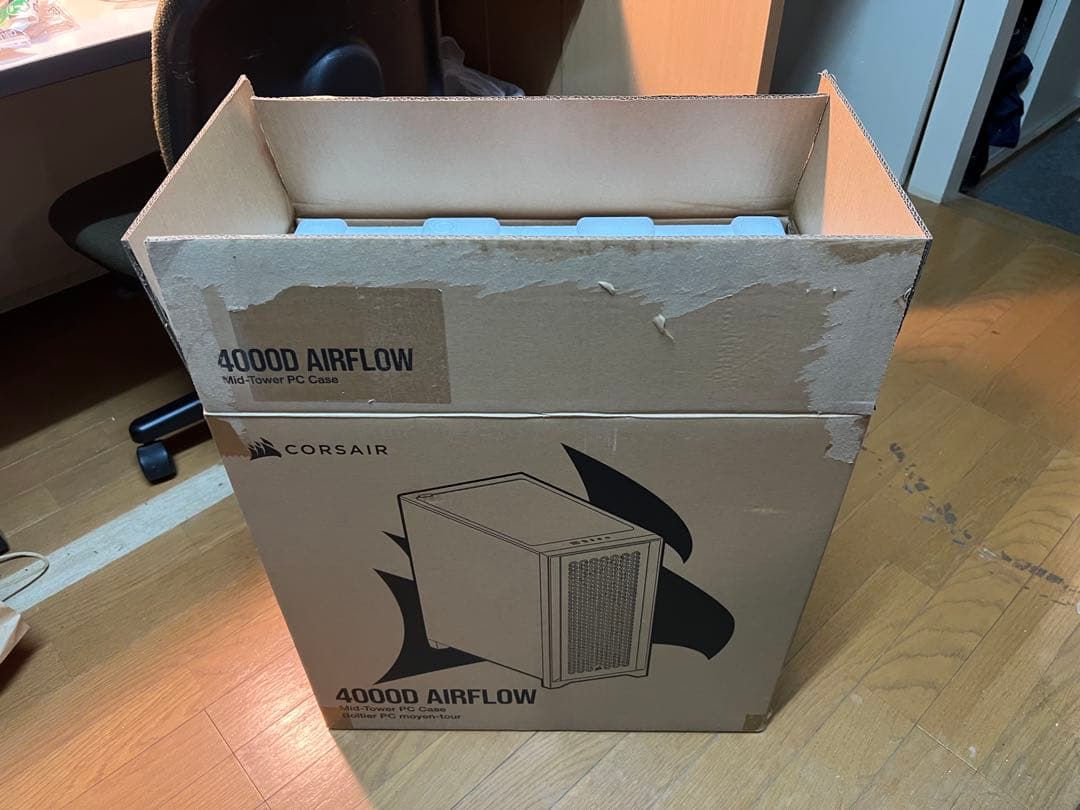 CORSAIR 4000D Airflow ブラック PCケース 中古品