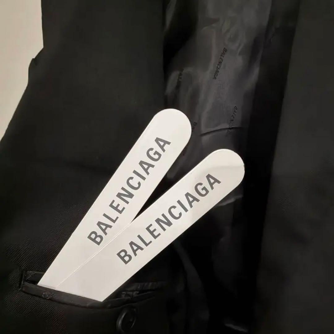 【公式完売】正規品 BALENCIAGA テーラードジャケット ブラック 44