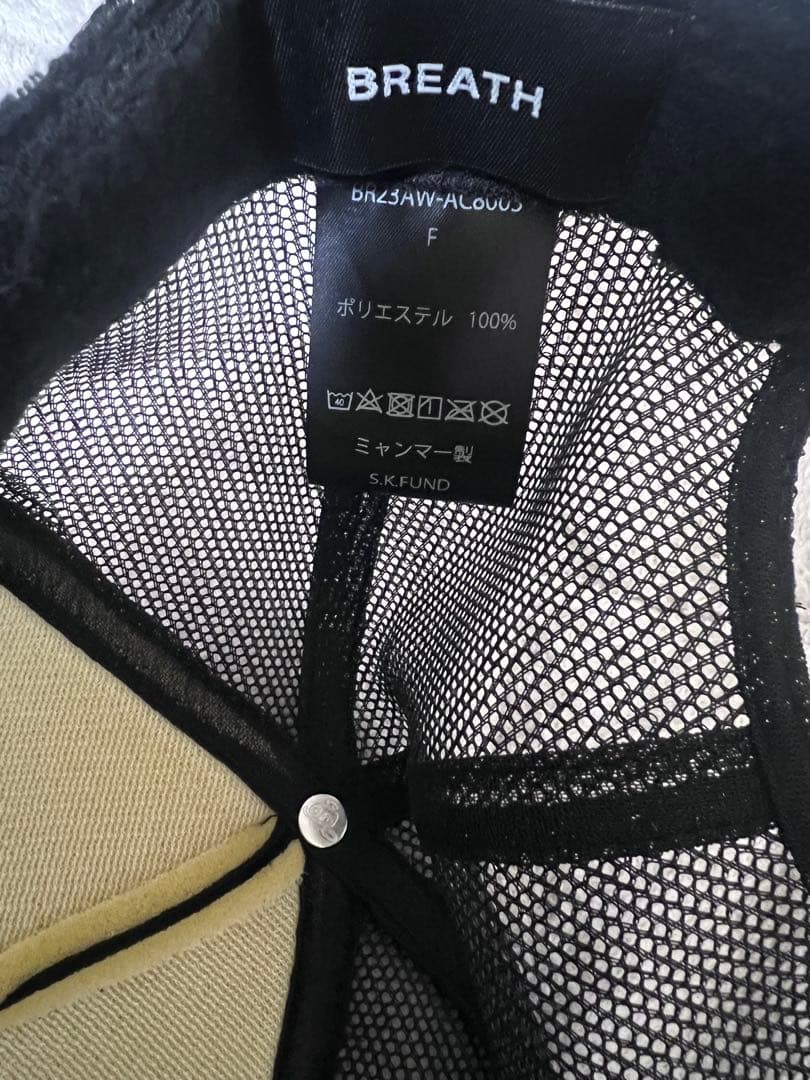 完売品 BREATHメッシュキャップ