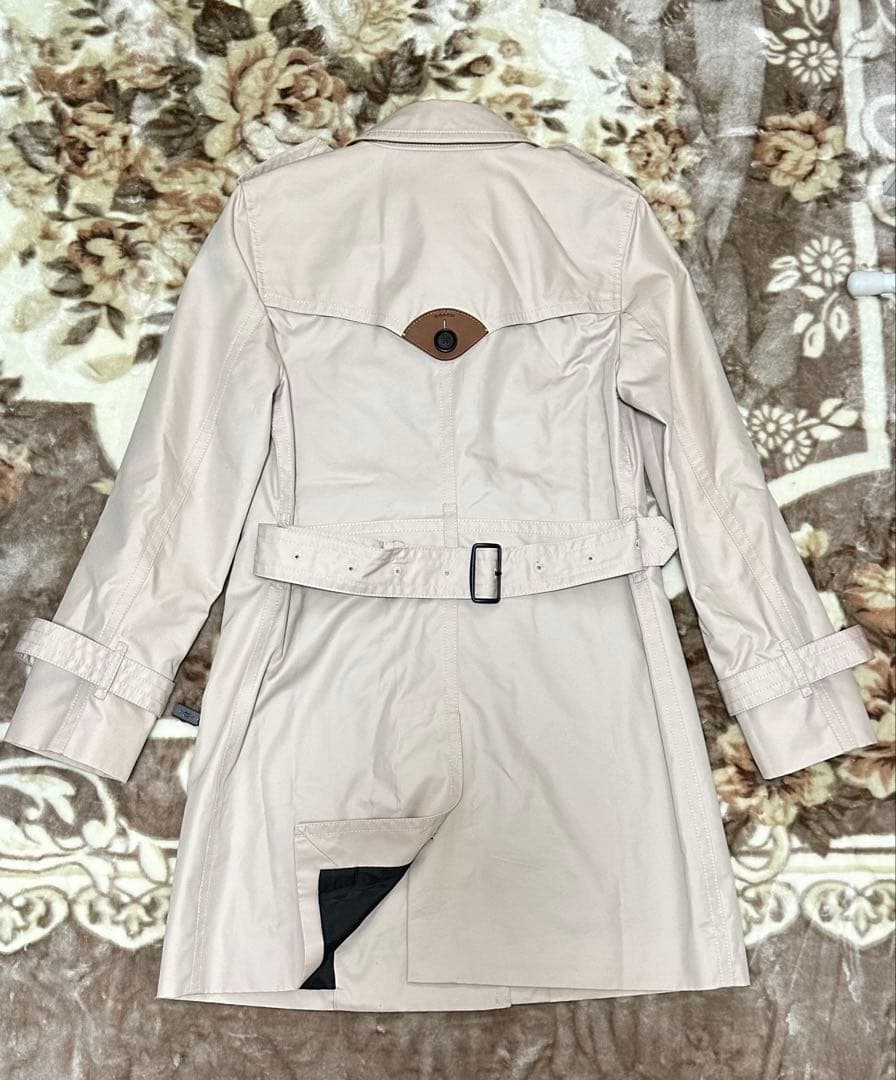 COACHベージュ ダブルブレスト トレンチコート
