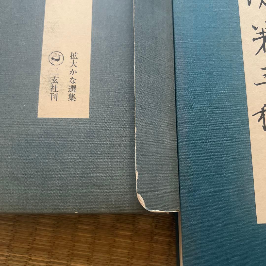 高野切第二種/第三種 拡大かな選集 二玄社 書道