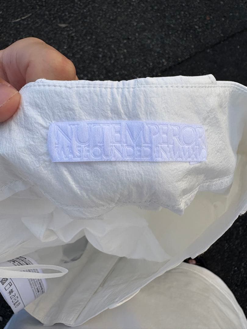 即日発送Nutemperor regular light nylon pants