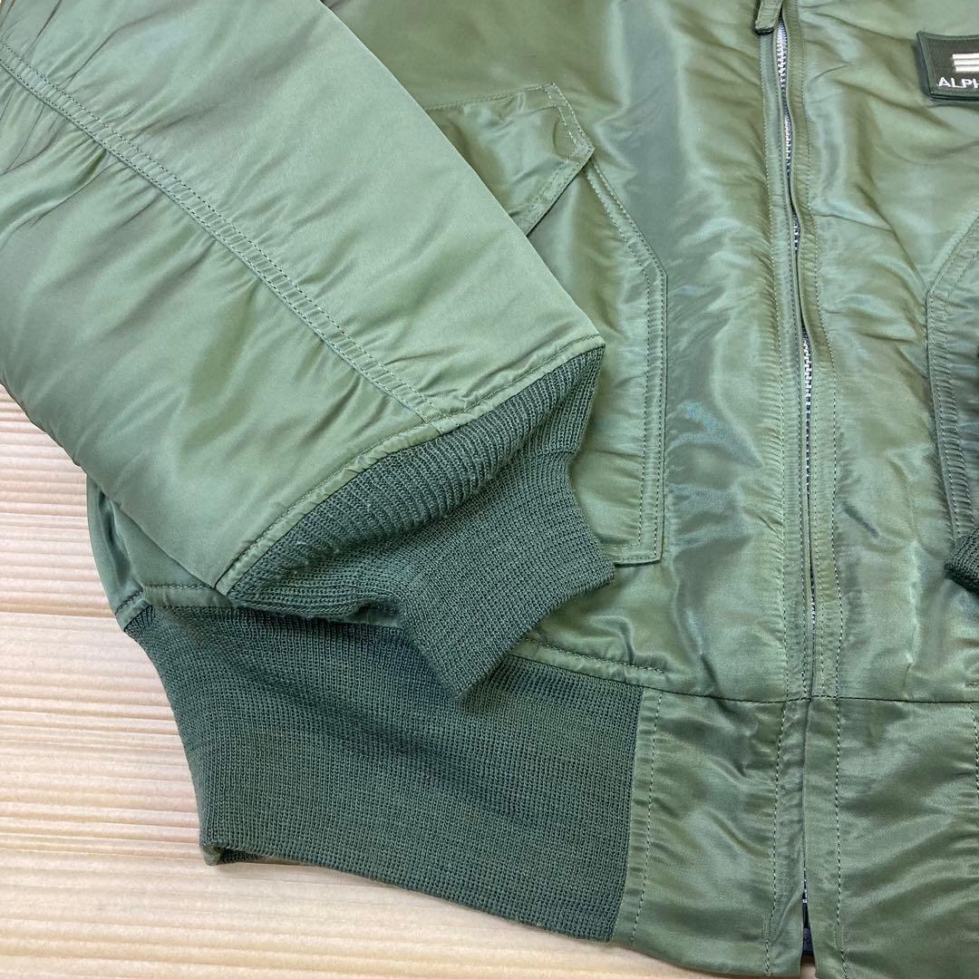 ALPHA INDUSTRIES CWU45/P フライトジャケット カーキ L