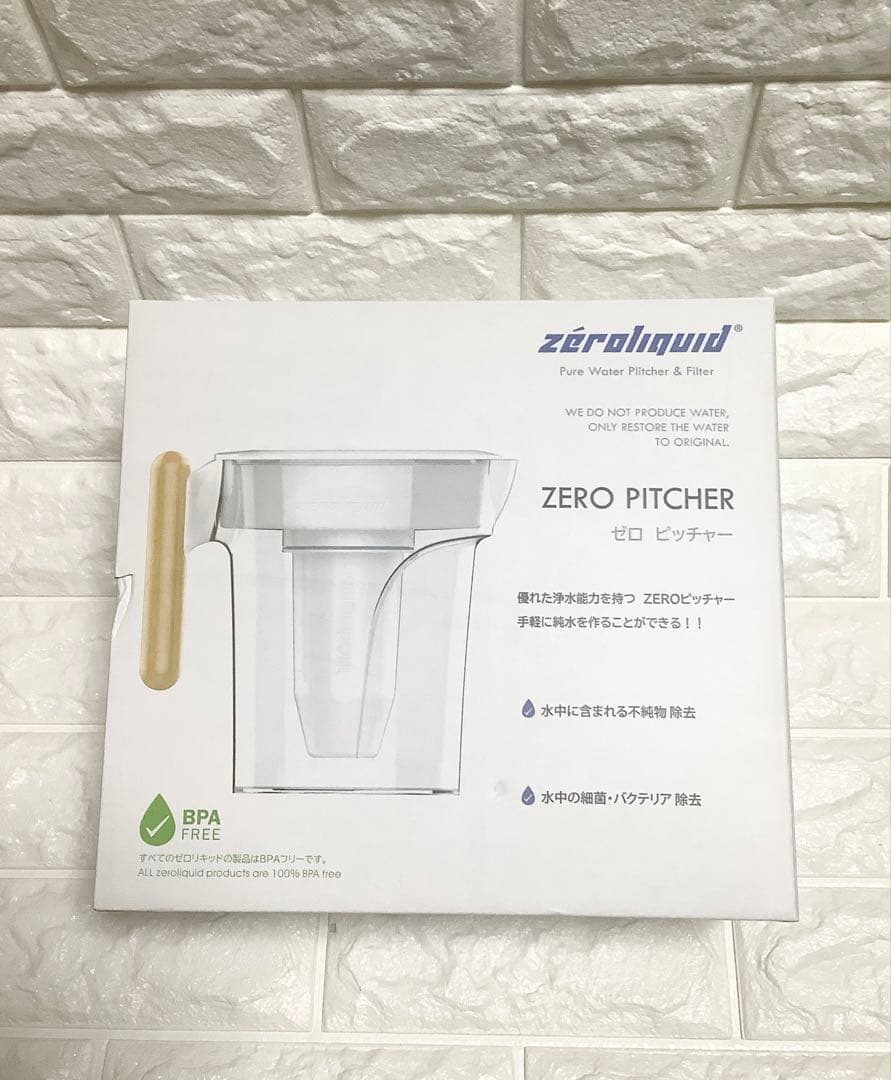 ６層浄水フィルター搭載 素材の味を引き立てる ＺＥＲＯピッチャー