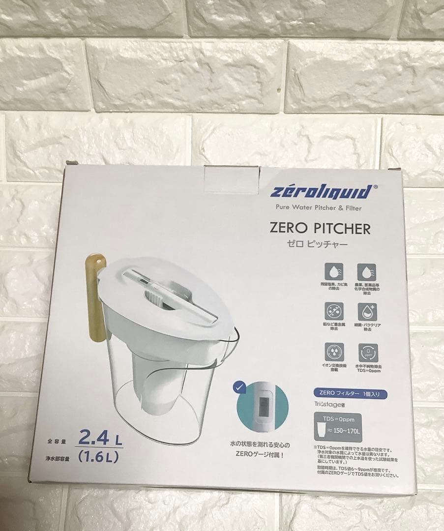 ６層浄水フィルター搭載 素材の味を引き立てる ＺＥＲＯピッチャー