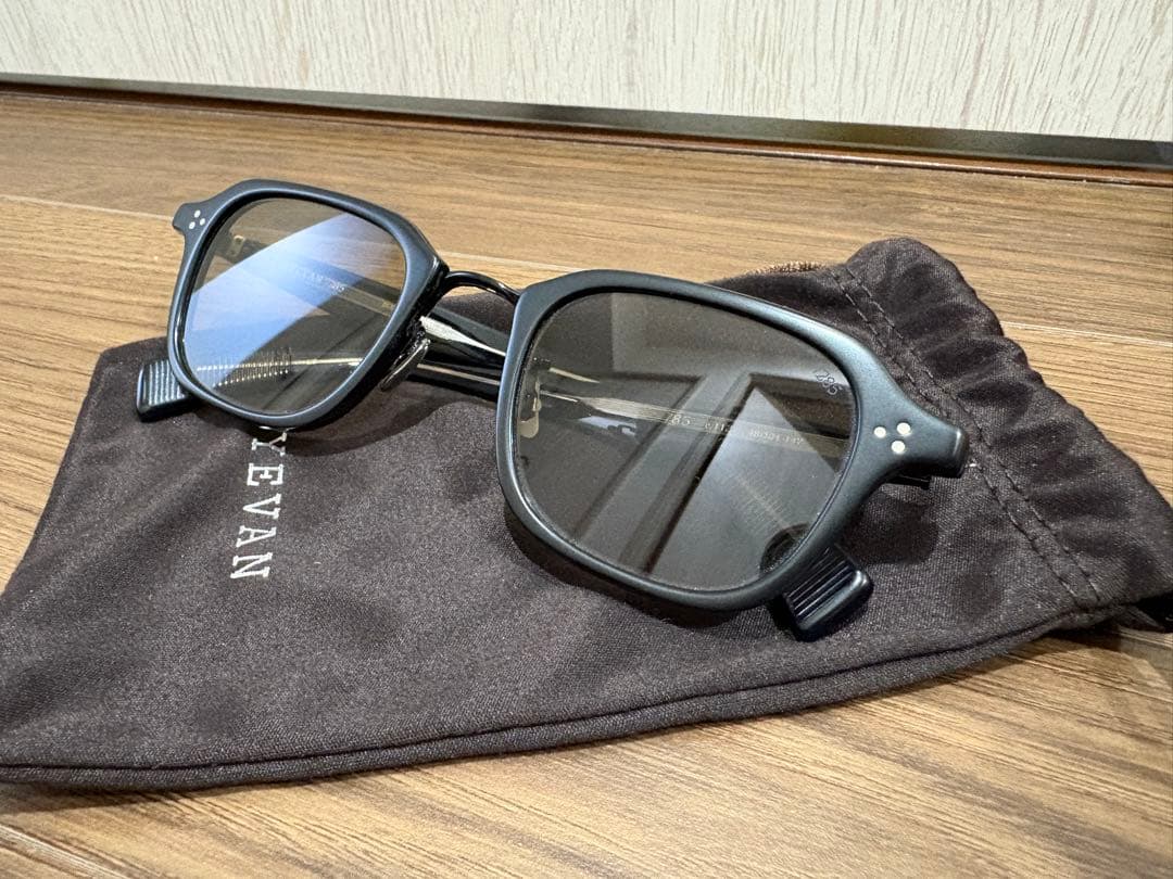 EYEVAN アイヴァン 7285 785モデル 黒 サングラス 美品