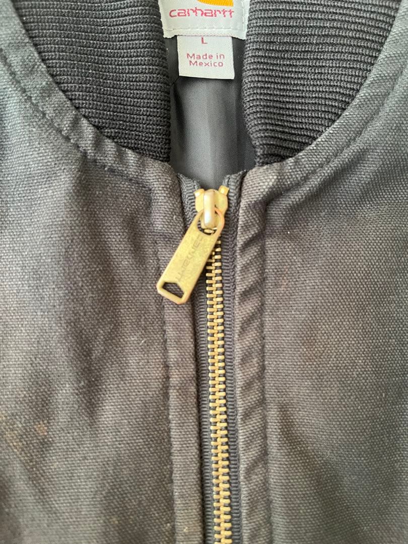 Carhartt ブラック ダックベスト Lサイズ　メキシコ製