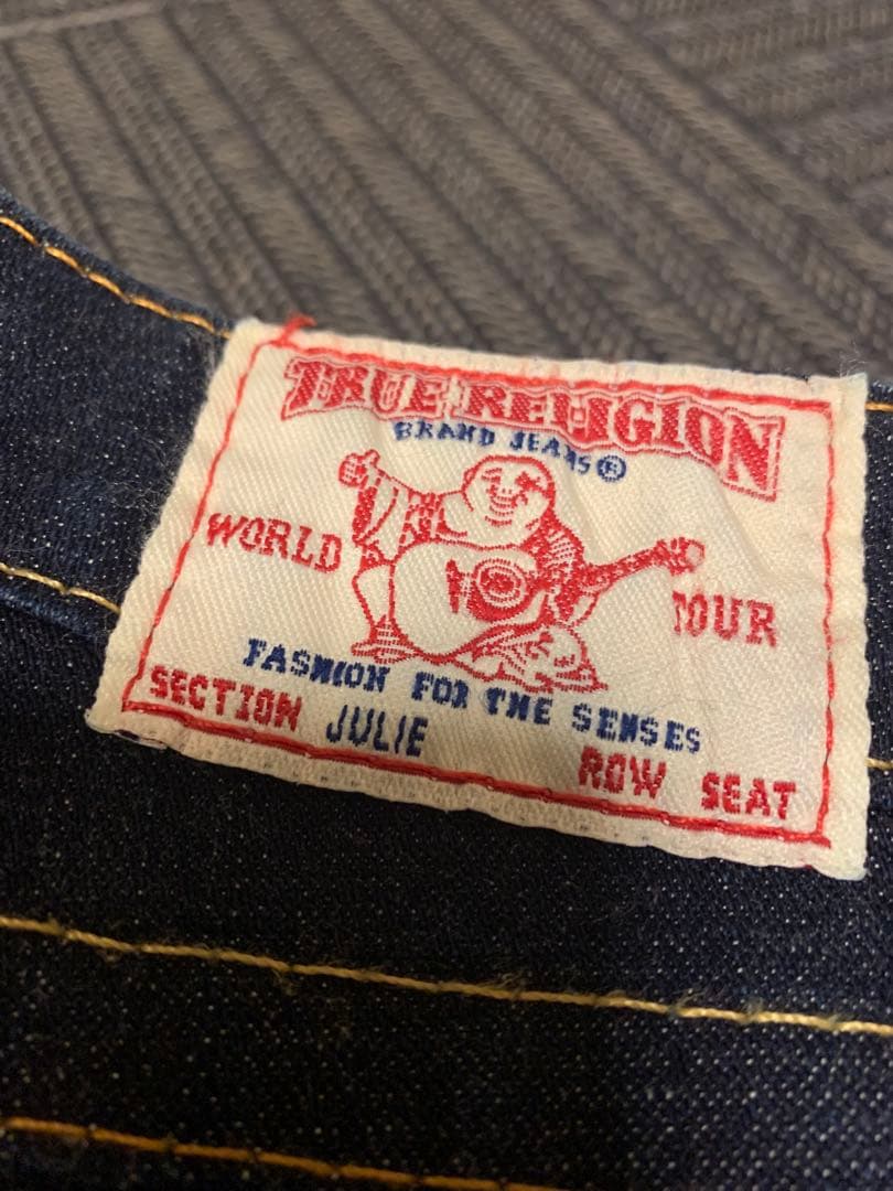 TRUE RELIGION JULIE 濃紺 デニム パンツ W25 USA製